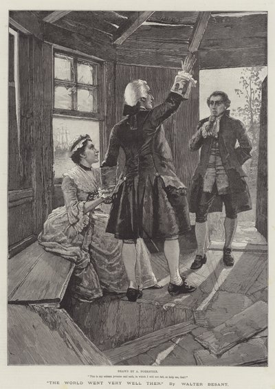 El mundo iba muy bien entonces, por Walter Besant de Amedee Forestier